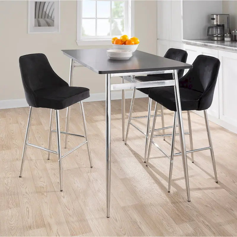 Silver Orchid Naldi Counter Height Dining Table