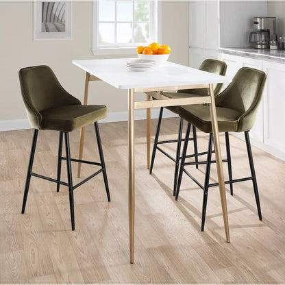 Silver Orchid Naldi Counter Height Dining Table