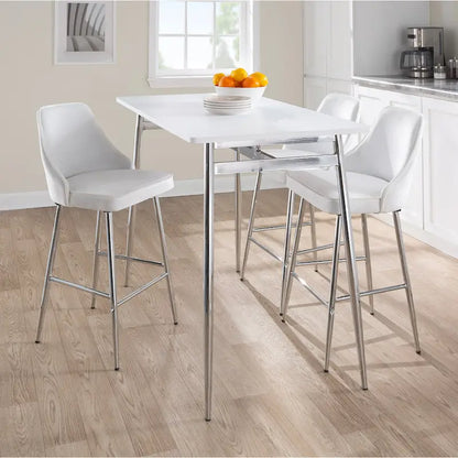 Silver Orchid Naldi Counter Height Dining Table