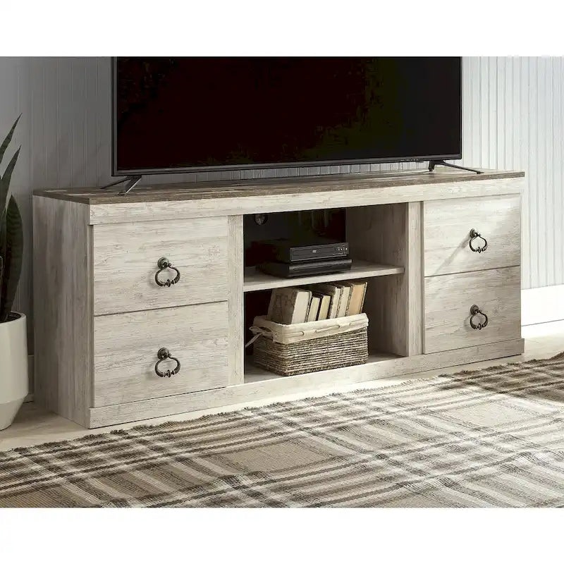 Signature Design by Ashley Willowton Woodgrain 60-inch TV Stand