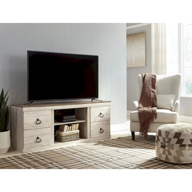 Signature Design by Ashley Willowton Woodgrain 60-inch TV Stand