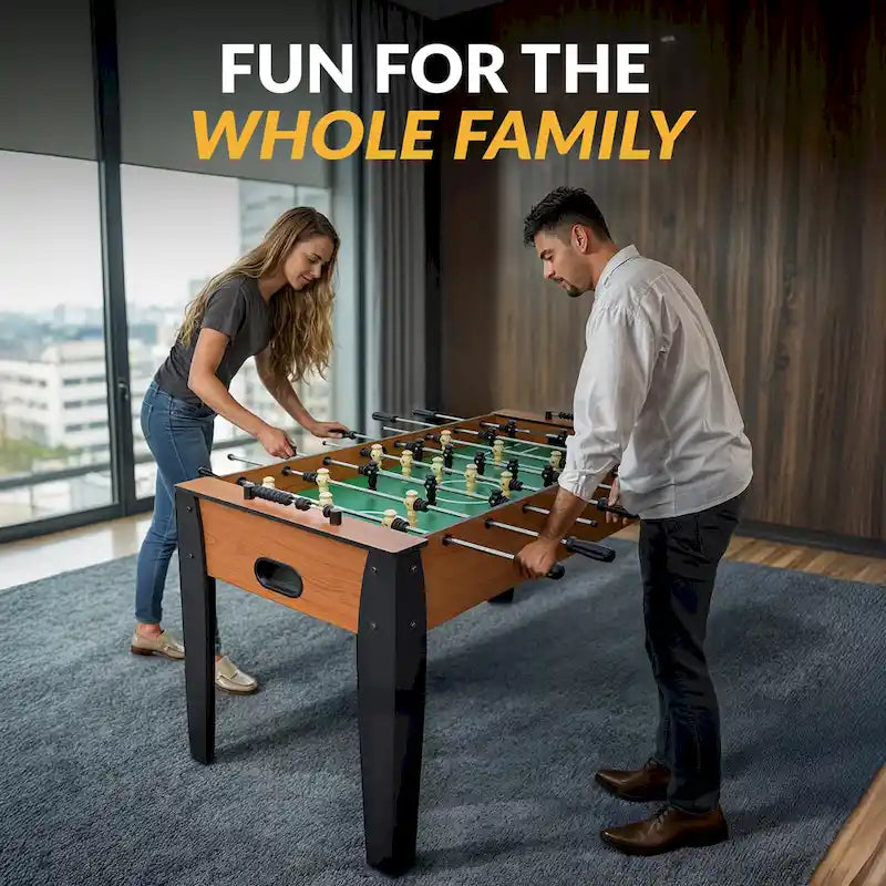 Hathaway Hurricane 54-Inch Foosball Table with Light Cherry Finish