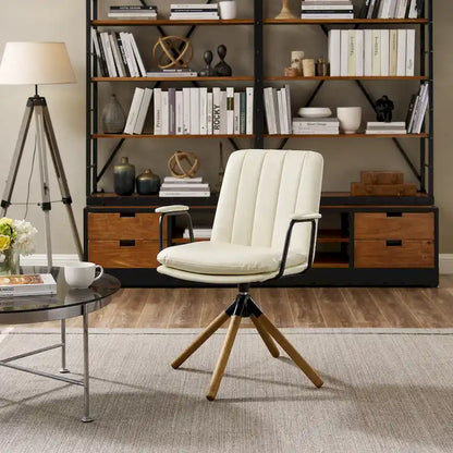 Art Leon Set of 2 Mid-century Swivel Home Office Chair