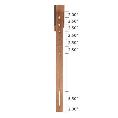 Iden Modern and Contemporary Wood Headboard -Light Grey