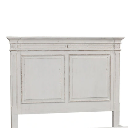 The Gray Barn Abbey Park Weathered Brown & Antique White Queen Panel Headboard