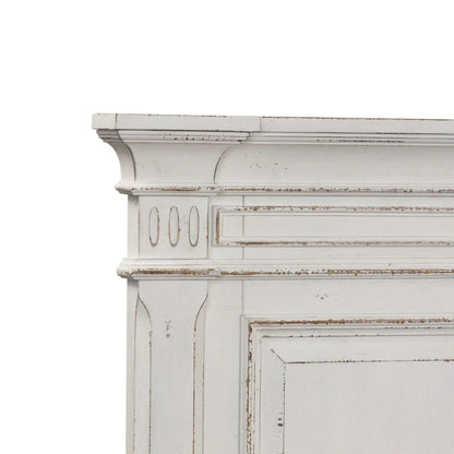 The Gray Barn Abbey Park Weathered Brown & Antique White Queen Panel Headboard