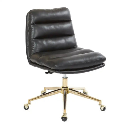 Legacy Swivel Office Chair in Faux Leather