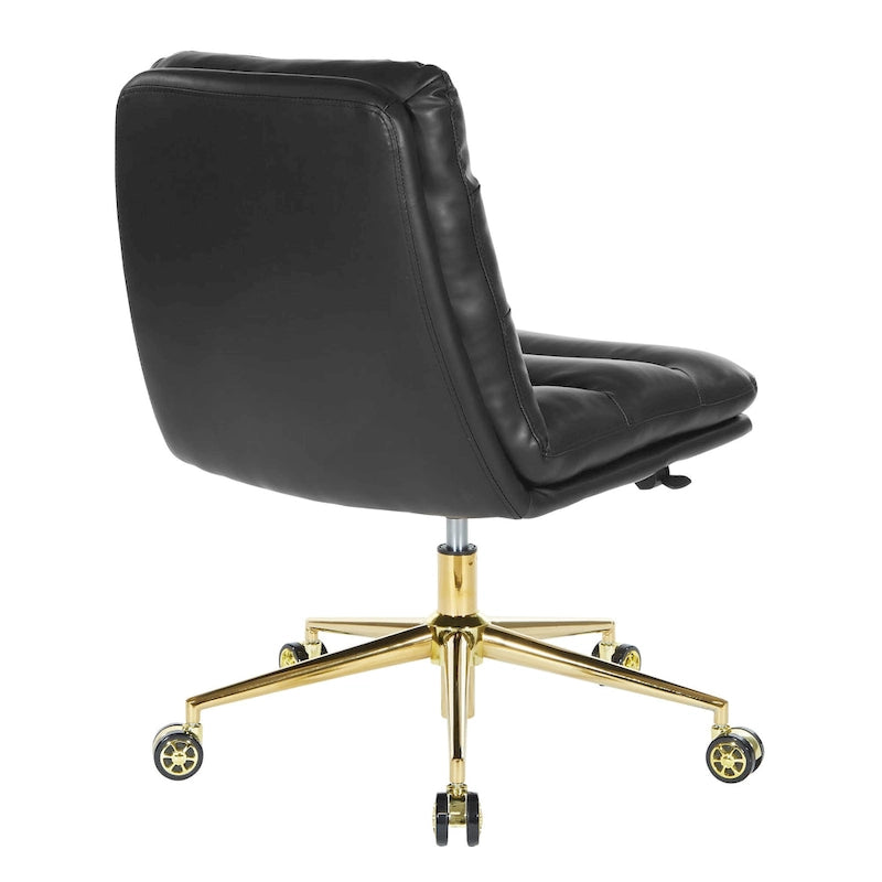 Legacy Swivel Office Chair in Faux Leather
