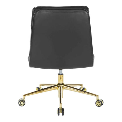 Legacy Swivel Office Chair in Faux Leather