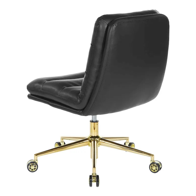 Legacy Swivel Office Chair in Faux Leather