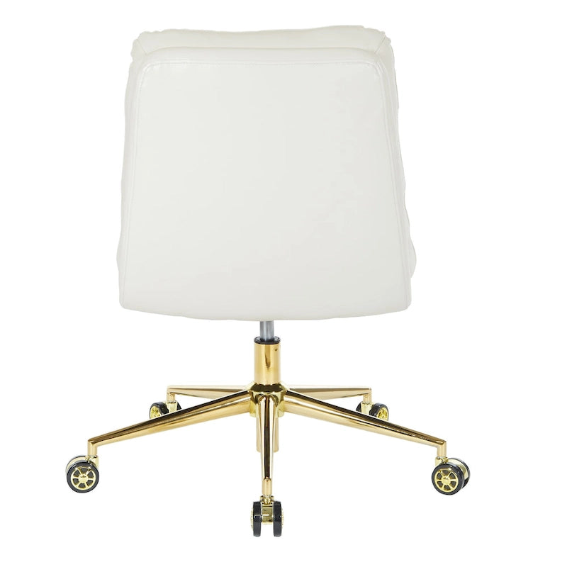 Legacy Swivel Office Chair in Faux Leather