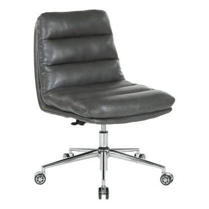 Legacy Swivel Office Chair in Faux Leather