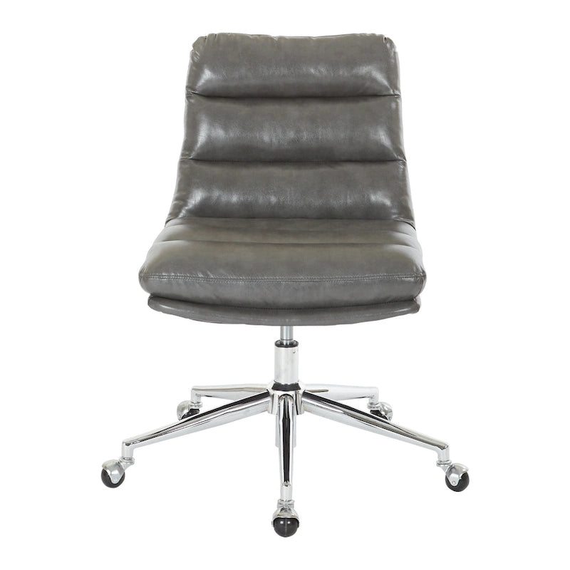 Legacy Swivel Office Chair in Faux Leather