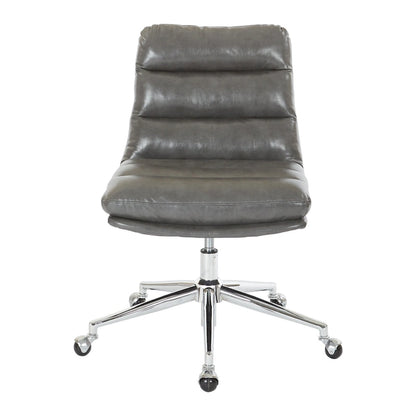 Legacy Swivel Office Chair in Faux Leather