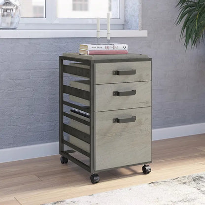 Refinery 3-drawer Mobile File Cabinet