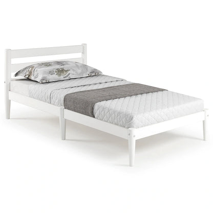 Mid-Century Twin Size Platform Bed