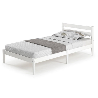 Mid-Century Twin Size Platform Bed