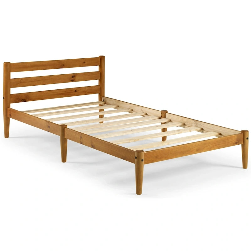 Mid-Century Twin Size Platform Bed