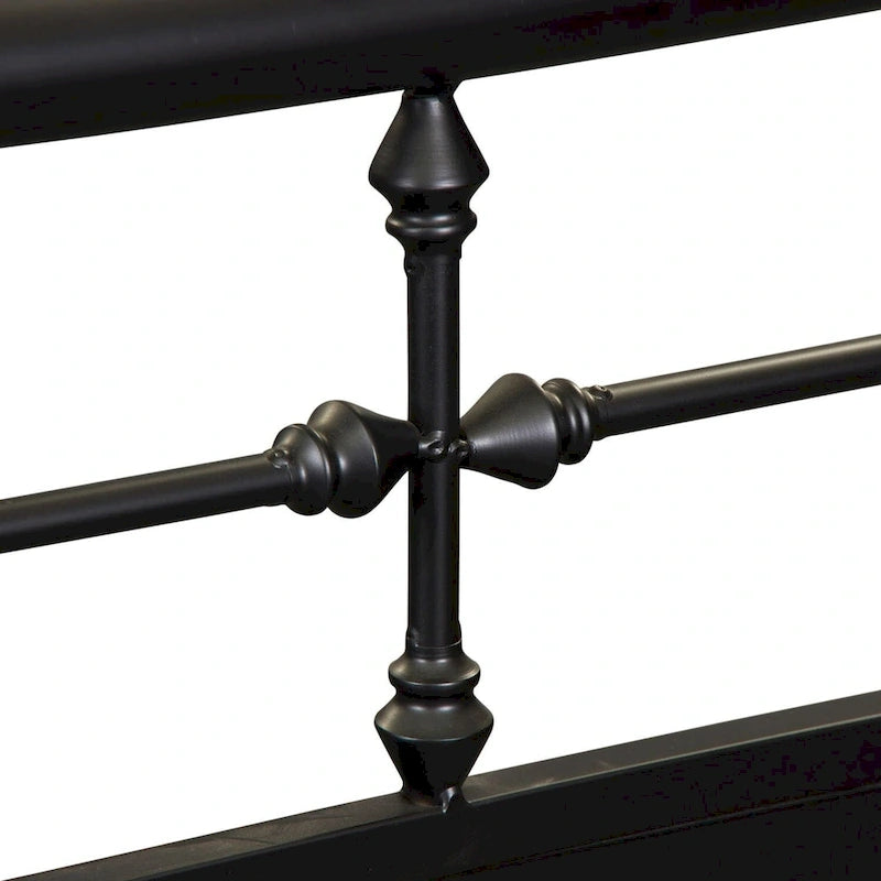 Vintage Distressed Full Metal Headboard