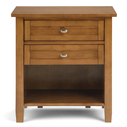 WYNDENHALL Norfolk 24 inch Wide Transitional Bedside Nightstand Table - 24 Inches wide
