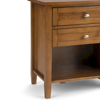 WYNDENHALL Norfolk 24 inch Wide Transitional Bedside Nightstand Table - 24 Inches wide