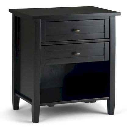WYNDENHALL Norfolk 24 inch Wide Transitional Bedside Nightstand Table - 24 Inches wide