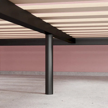 Priage by ZINUS Black Metal Platform Bed Frame