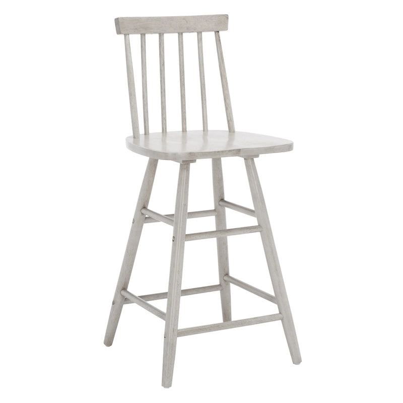 SAFAVIEH Nanie Wood 25-inch Counter Stool - 17 In. W x 17 In. D x 38 In. H - 17Wx17Dx38H