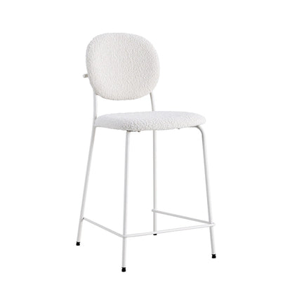Carley Boucle Bar Height Stools (Set of 2)
