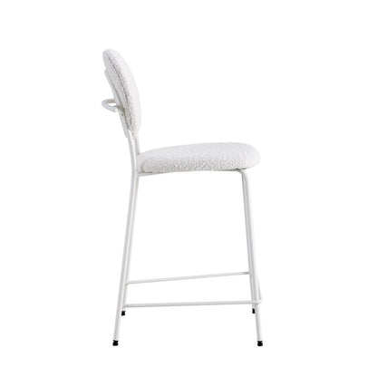 Carley Boucle Bar Height Stools (Set of 2)