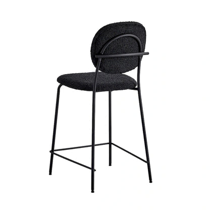 Carley Boucle Bar Height Stools (Set of 2)