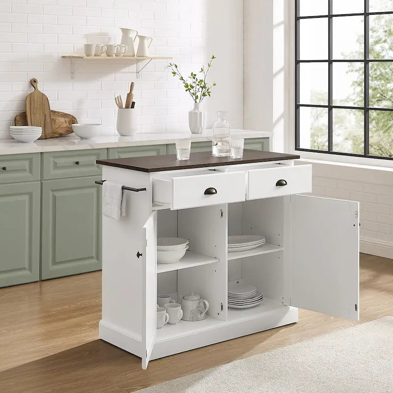 Crosley Shoreline Kitchen Island - 18d x 40W x 36.13h