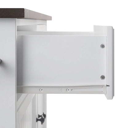 Crosley Shoreline Kitchen Island - 18d x 40W x 36.13h