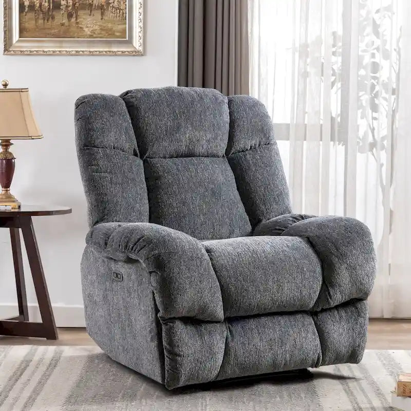Chenille Power Standard Recliner Chair