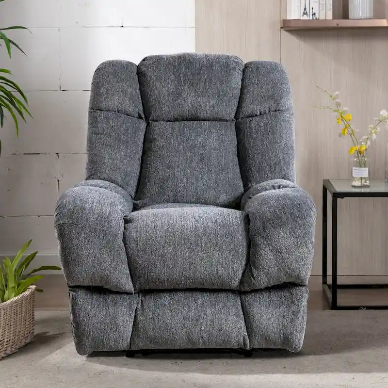 Chenille Power Standard Recliner Chair