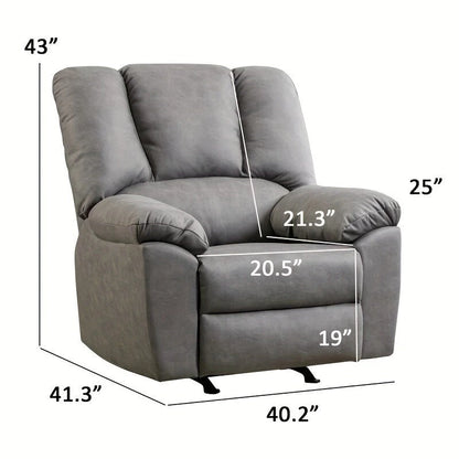 Chenille Power Standard Recliner Chair