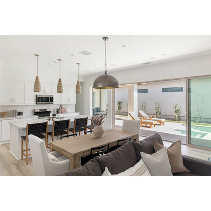 Bedford 75-inch Rectangular Dining Table Square Legs