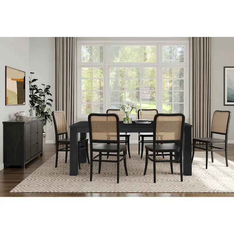 Bedford 75-inch Rectangular Dining Table Square Legs