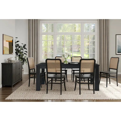 Bedford 75-inch Rectangular Dining Table Square Legs