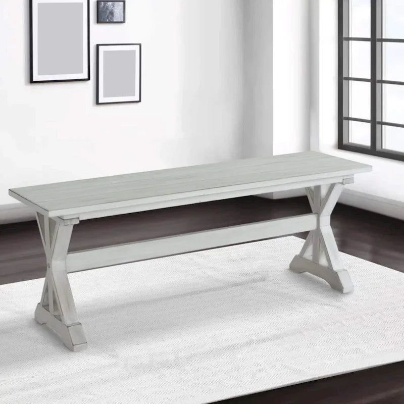 Jamestown Backless Wood Dining Bench