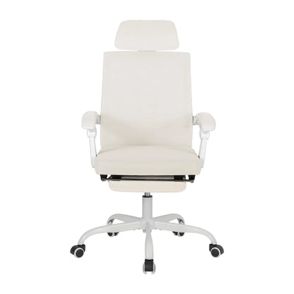 Office Chair With Foot Rest Ergonomic Swivel Mesh Task Office Chair