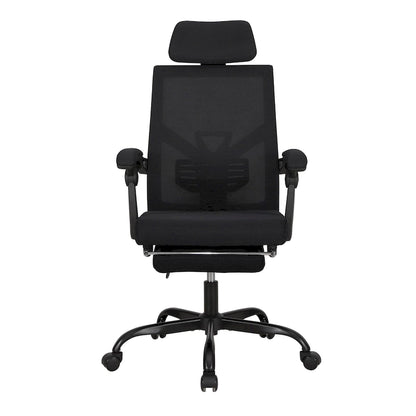 Office Chair With Foot Rest Ergonomic Swivel Mesh Task Office Chair