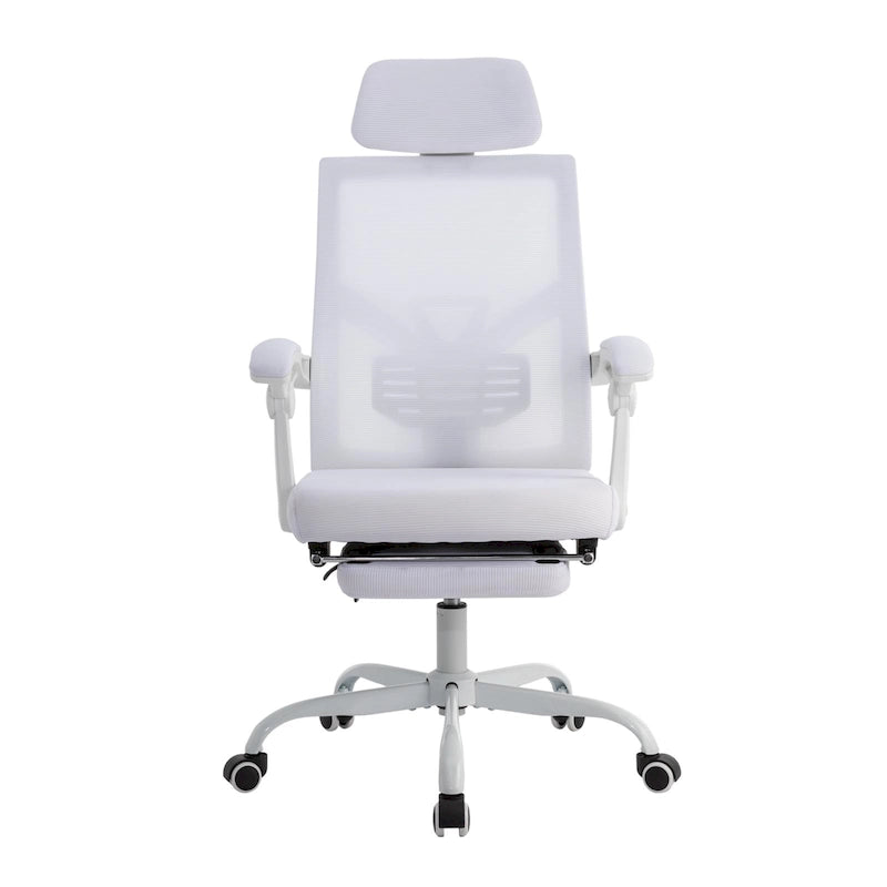 Office Chair With Foot Rest Ergonomic Swivel Mesh Task Office Chair