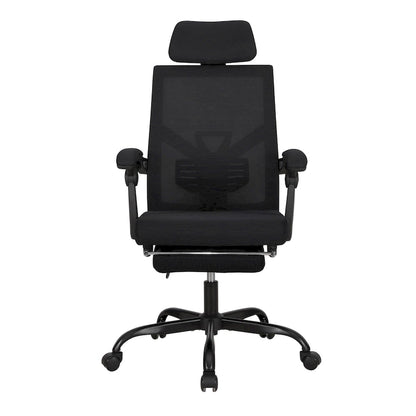 Office Chair With Foot Rest Ergonomic Swivel Mesh Task Office Chair