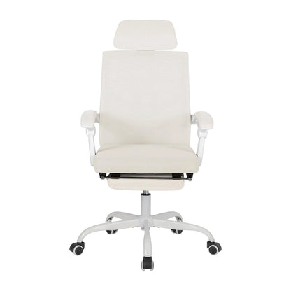 Office Chair With Foot Rest Ergonomic Swivel Mesh Task Office Chair