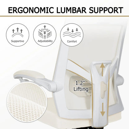 Office Chair With Foot Rest Ergonomic Swivel Mesh Task Office Chair