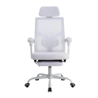 Office Chair With Foot Rest Ergonomic Swivel Mesh Task Office Chair