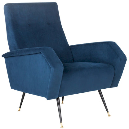 SAFAVIEH Senja Mid-Century Modern Retro Club Chair - 27.5 x 34.8 x 37 - 28Wx35Dx37H