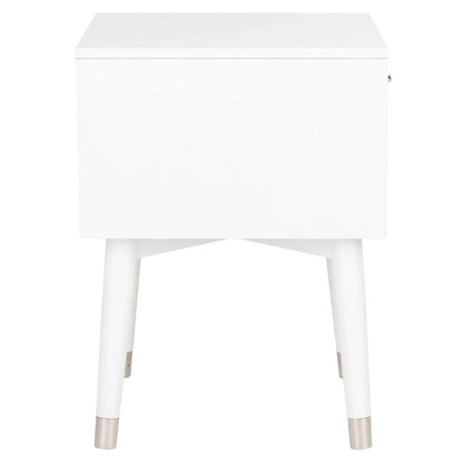 SAFAVIEH Dobrita Mid-Century Modern 2-Drawer Nightstand