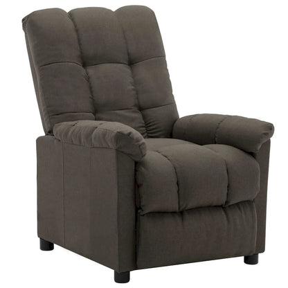 vidaXL Recliner Taupe Fabric - 29.1 x 38.9 x 40.1